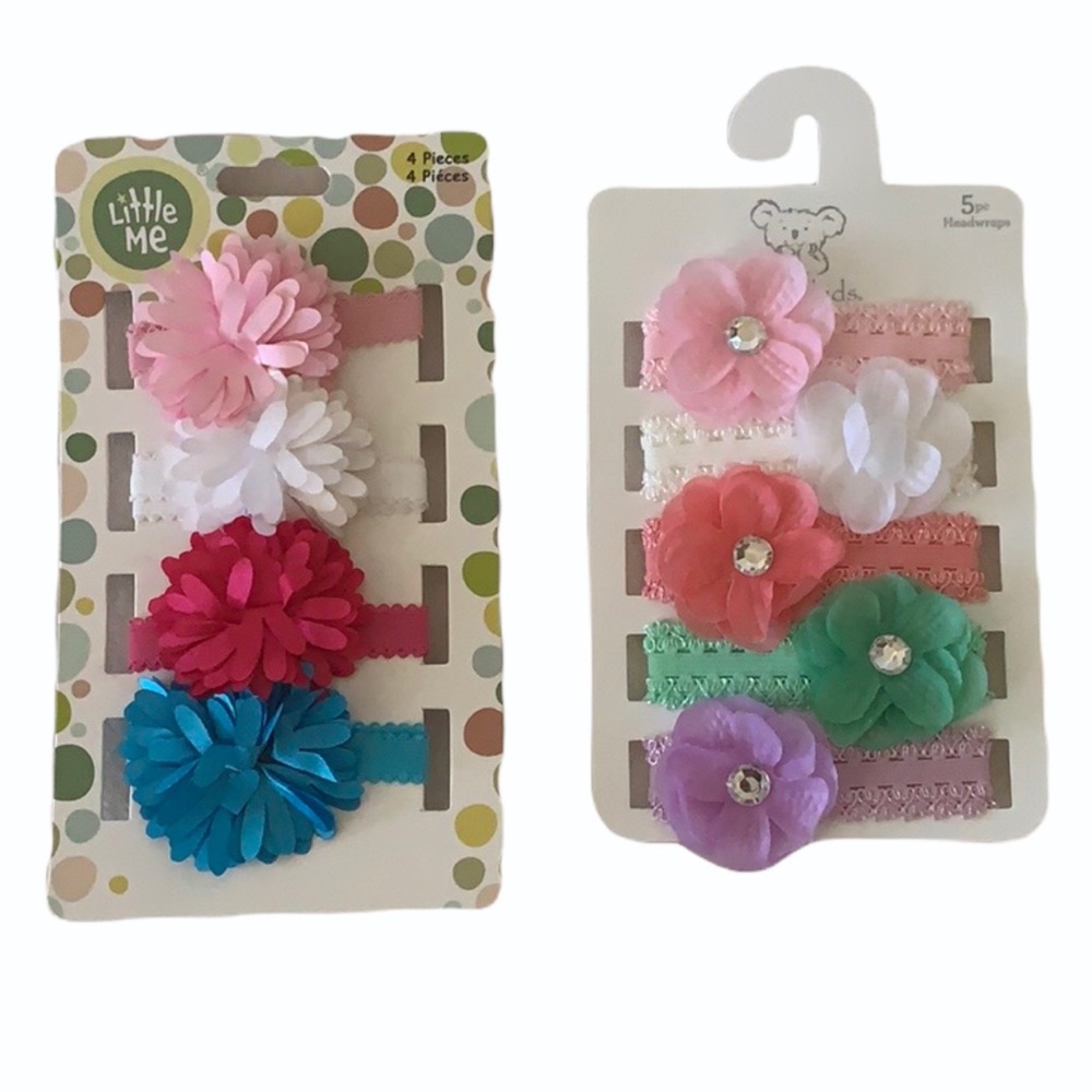 New Bundle of 2 packs baby girl headbands